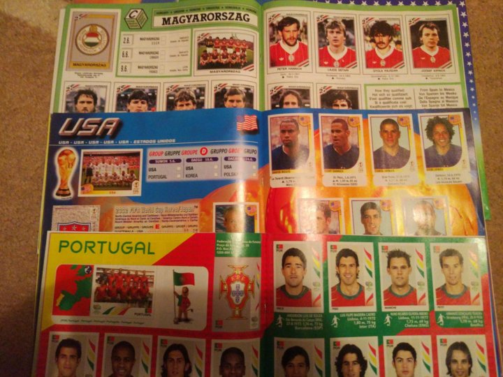 Panini альбом. Купить репринт альбома Панини ЧМ 1994.