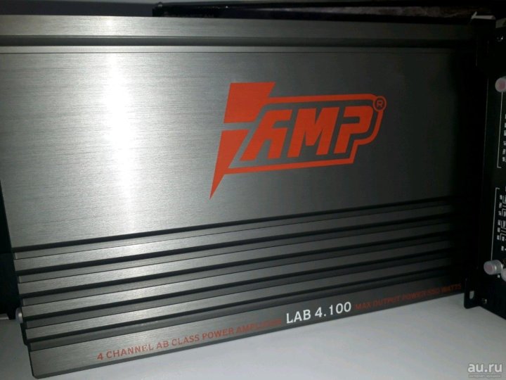 Wiim amp усилитель. Усилок АМР 4.100. Усилитель амп Mass 4.100. Amp Lab 4.100 серебристый. Усилитель амп 4 канальный.