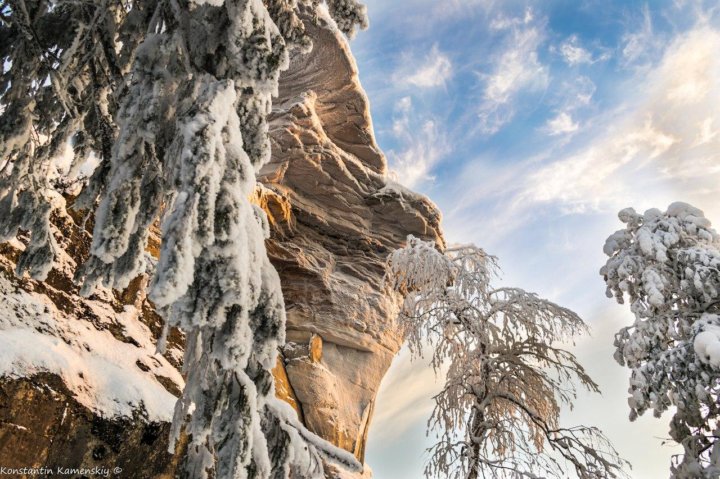 Каменный город пермский край фото зимой Неактивно