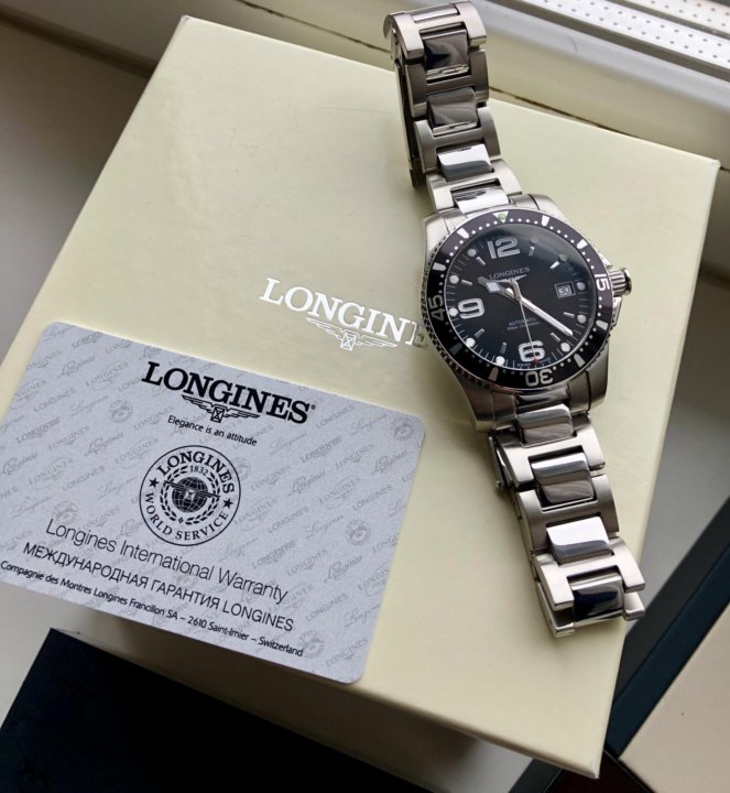 Longines HydroConquest 39mm (механика, новые 2018) – купить в  Ростове-на-Дону, цена 49 999 руб., продано 30 марта 2019 – Аксессуары