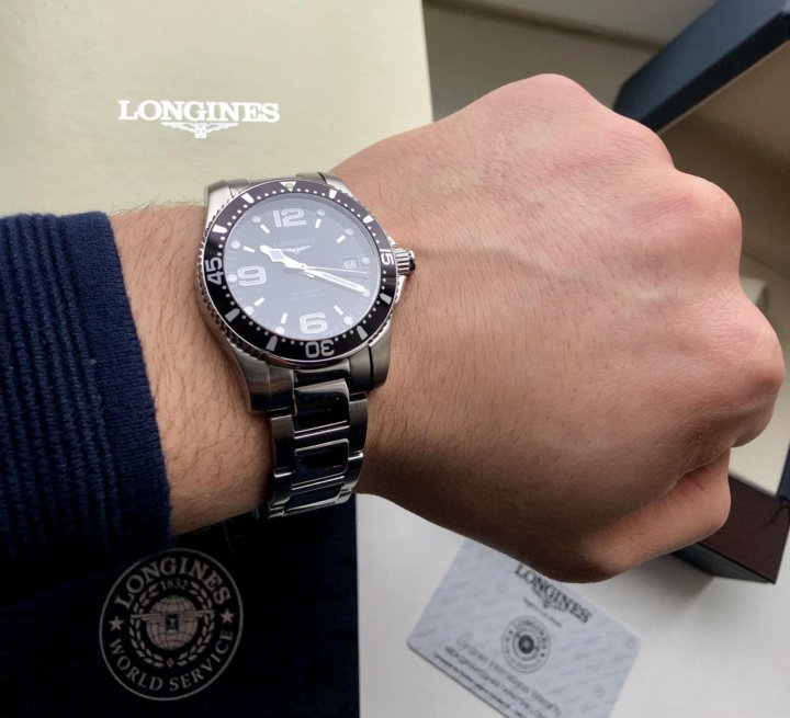 Montre Longines HydroConquest quartz cadran bleu 39mm L36404966 - Lepage