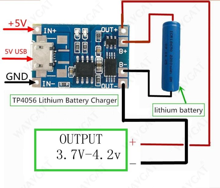 Контроллер BMS 1S 8А