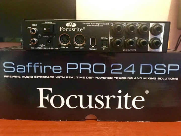 Звуковая карта focusrite saffire pro 24