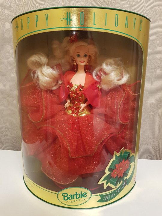 1993 happy holidays barbie