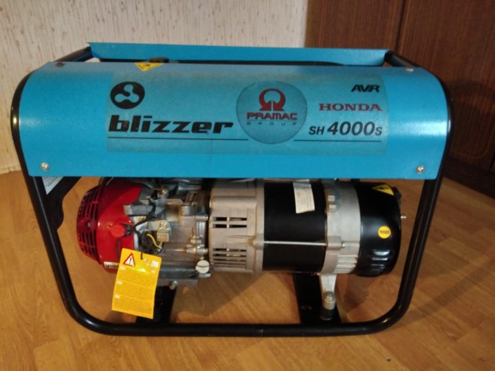 Бензогенератор blizzer honda sh4000s новый. 
