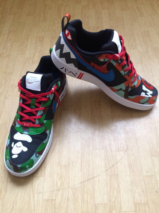 Custom huaraches bape best sale