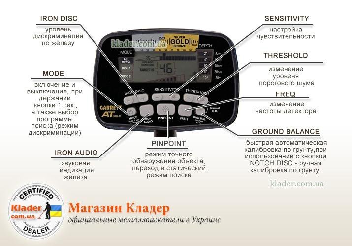 Настроить гаррет