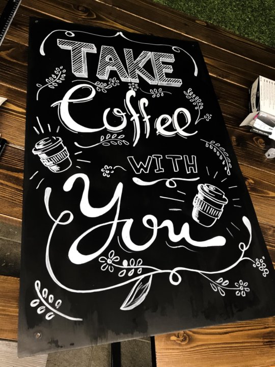 Леттеринг На Меловой Доске фото 7