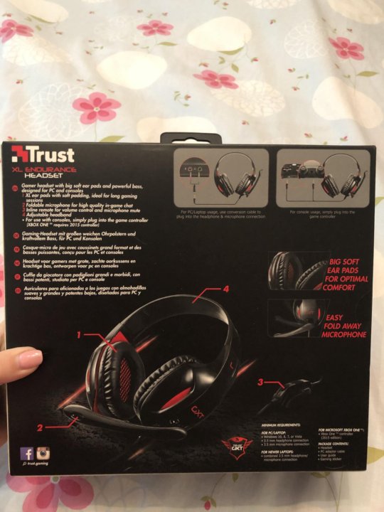 trust xl endurance headset
