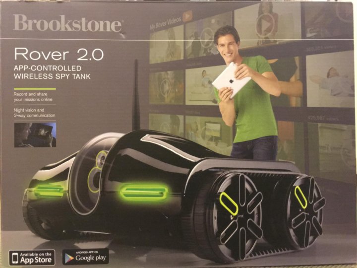 Brookstone rover spy