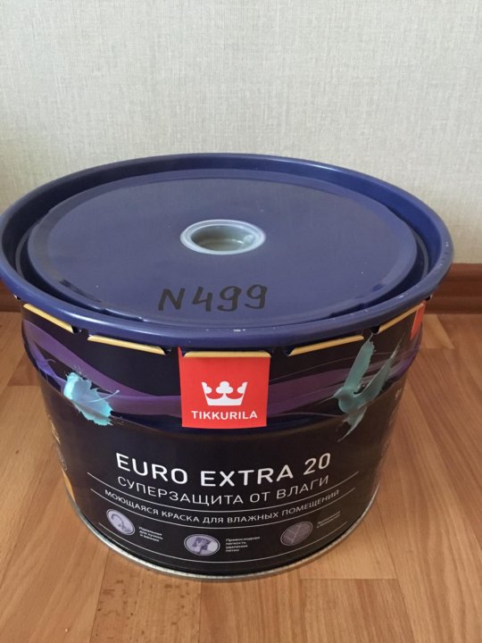 Краска Euro Extra 20. Краска Тиккурила евро Экстра 20. Tikkurila Euro Extra RAL 9005. N499 краска Tikkurila.