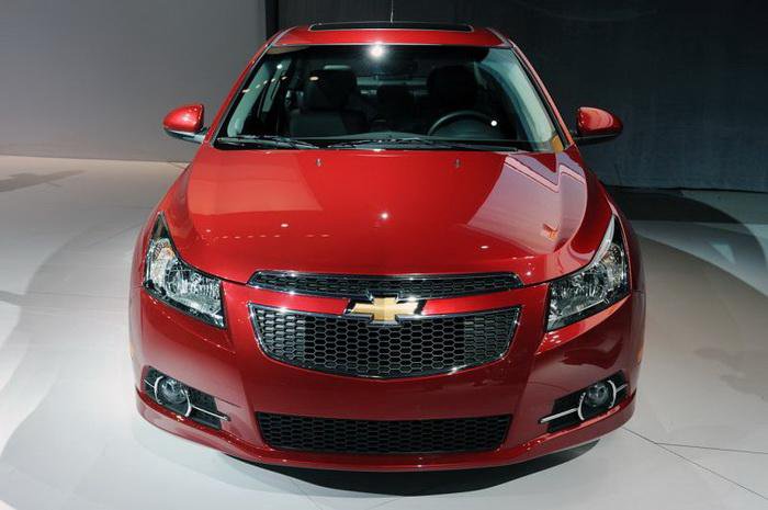 Chevrolet cruze седан вес