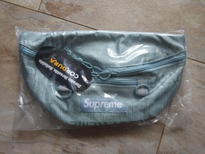 supreme waist bag ice