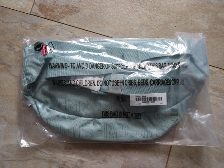 supreme waist bag ice