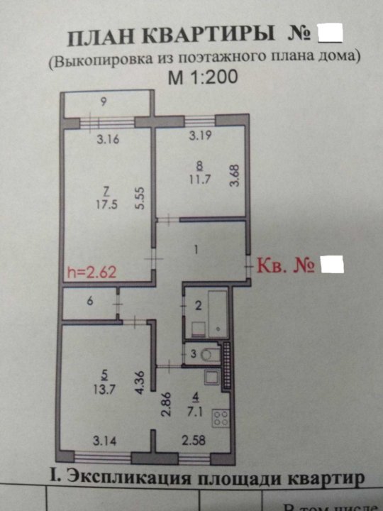 Киевский проект 3 комнатной квартиры ноябрьск