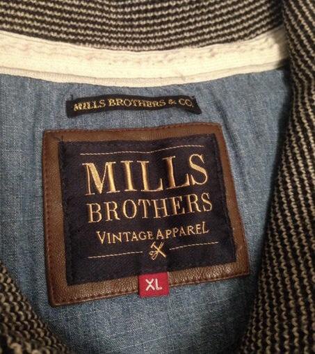 Brother vintage. Mills brothers одежда. Mills brothers Vintage Apparel. Куртка Mills brothers. Mills brothers рубашки мужские.