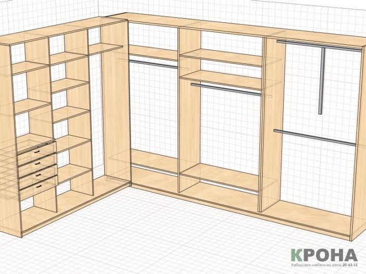 Проект шкафа распашного онлайн самостоятельно бесплатно