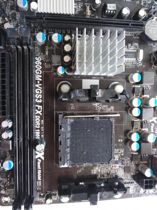 Asrock 960gm vgs3 fx нет изображения