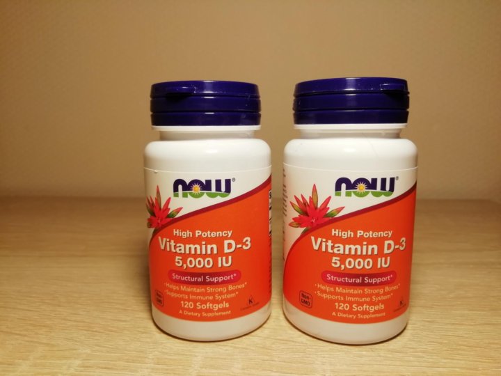 Витамин D-3 (NOW), 5000 IU 