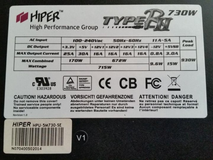 Схема блока питания hiper hpu 4m530 pu