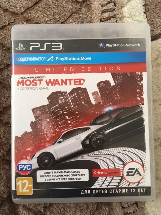 Need for speed most wanted limited edition ps3. диск need for speed most wanted для sony playstation 3.