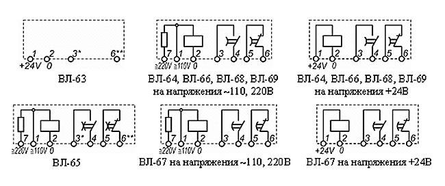 Схема вл 64 ухл4