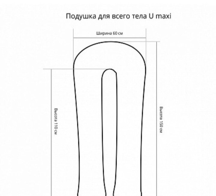 Подушка для беременных схема для шитья