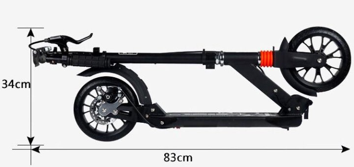 Самокаты scooter с дисковыми тормозами