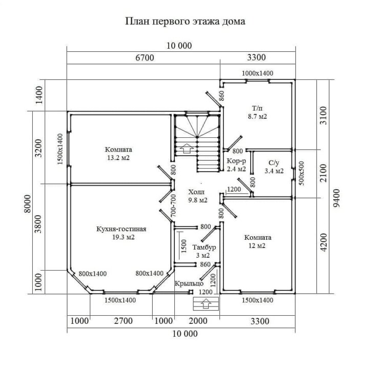 Проекты каркасных домов чертежи размерами бесплатно