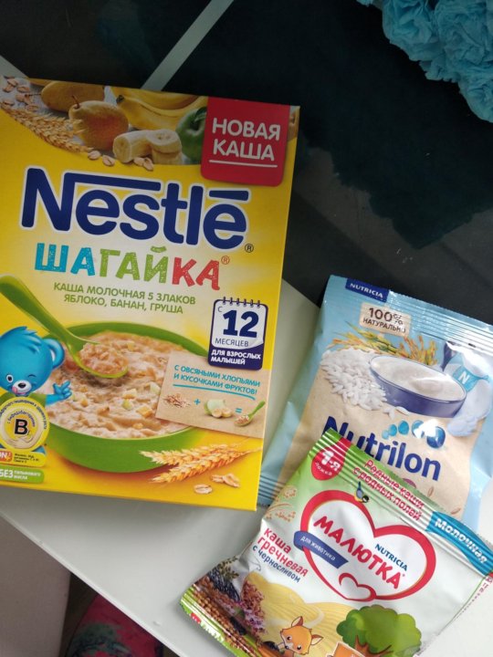 Nestle молочная каша 5 злаков с яблоком и бананом