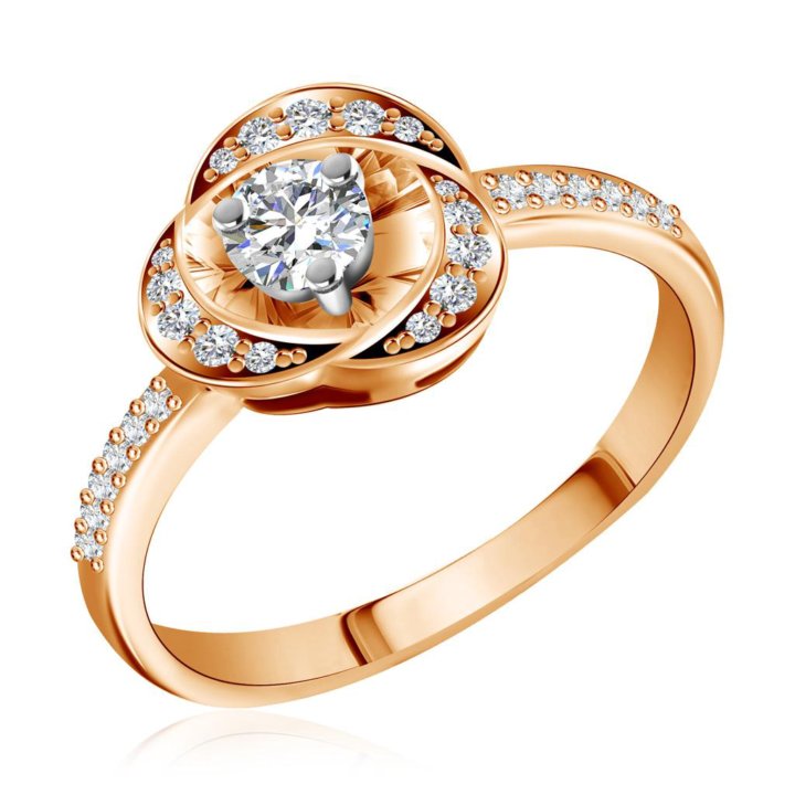 Ювелирные кольца из золота с бриллиантами