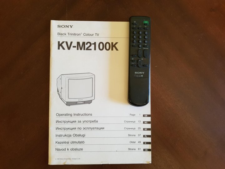 Телевизор sony kv m2100k схема