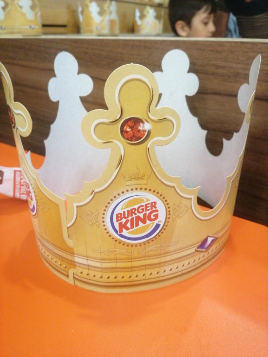 Короны из бургер кинга 