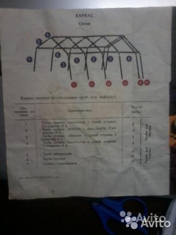 Продам новую большую советскую палатку 