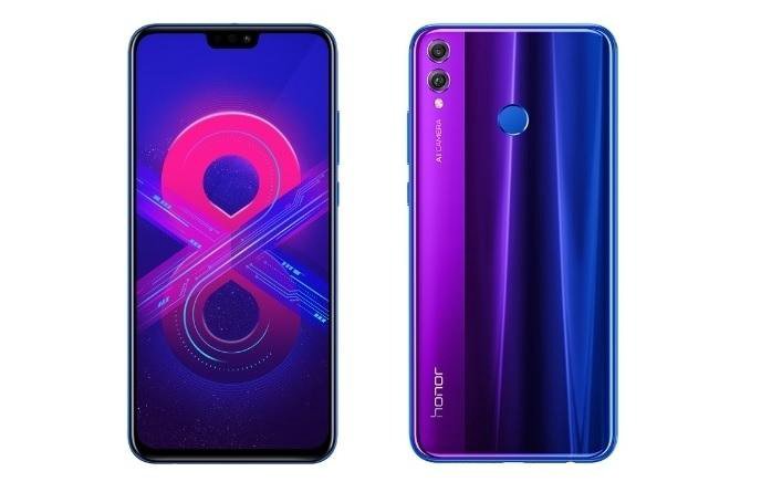 Honor 8x карта памяти