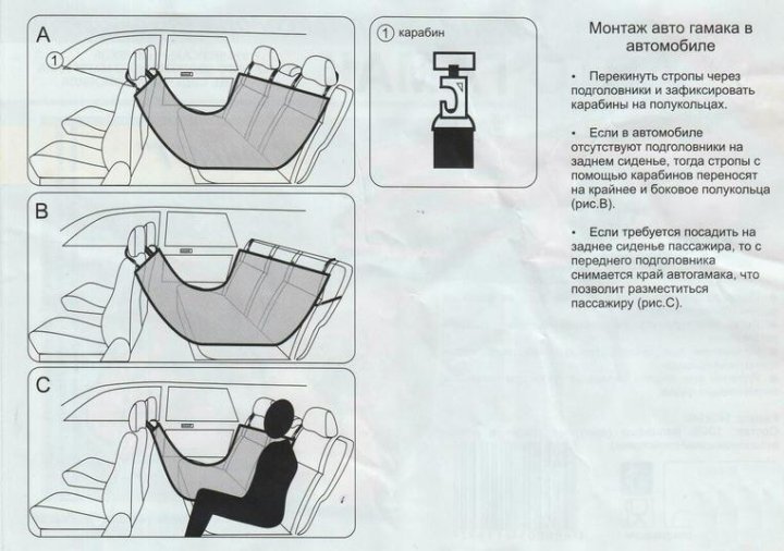 В машину для собак гамак своими руками выкройка с размерами