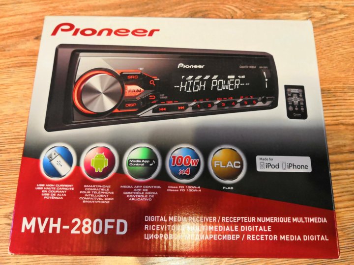 Магнитола pioneer mvh 280fd инструкция