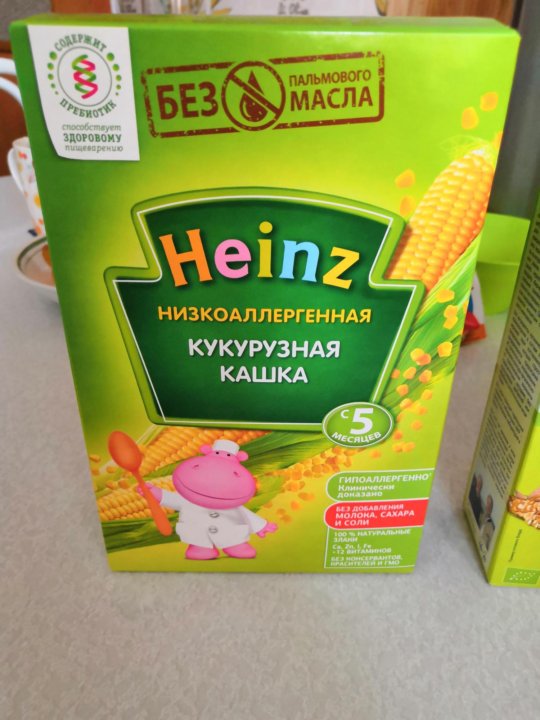 Heinz каша рисовая с 5 месяцев