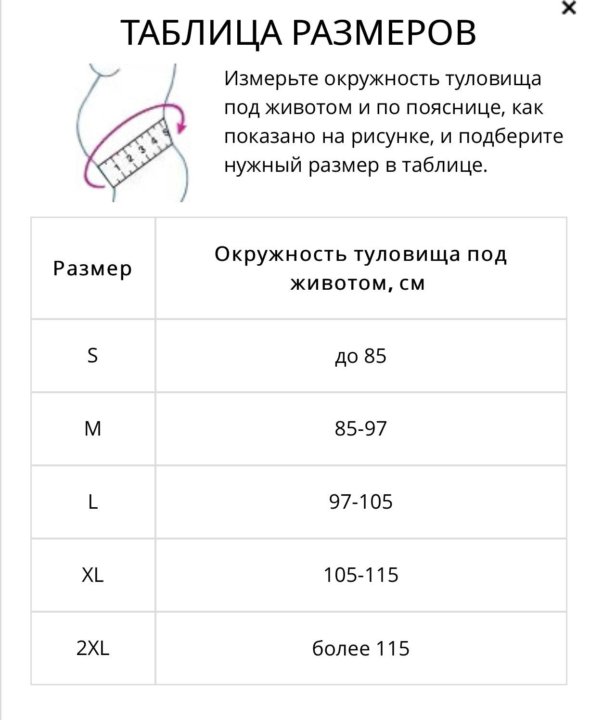 Бандаж как подобрать размер. Бандаж как подобрать размер