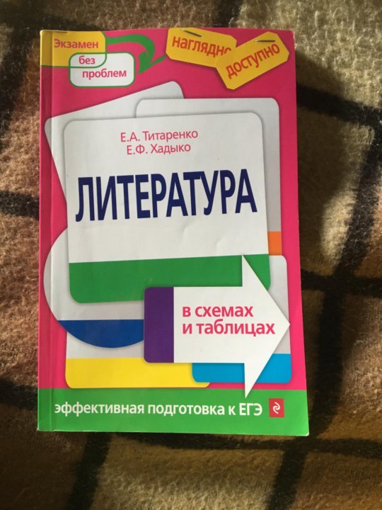 Титаренко хадыко литература в схемах и таблицах