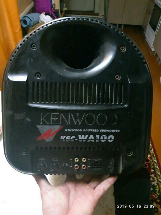 kenwood powered subwoofer ksc wa100