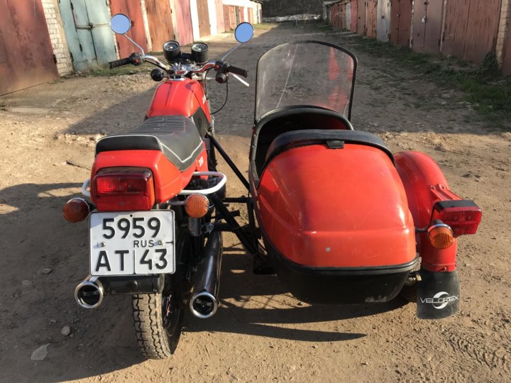 Jawa 638 с коляской