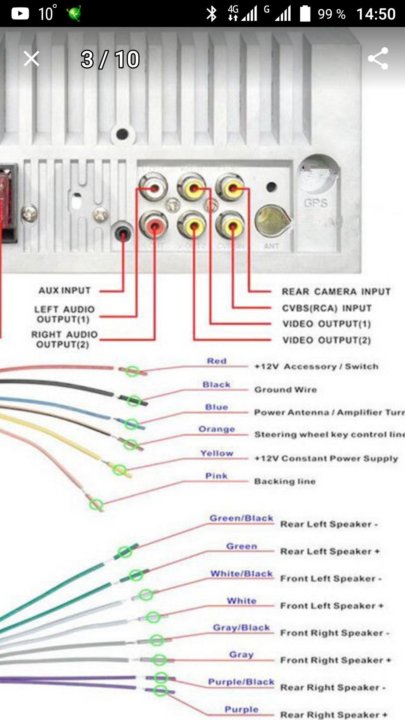 Схема подключения китайской автомагнитолы 2 din на андроид