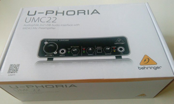 Внешняя звуковая карта behringer u phoria umc22