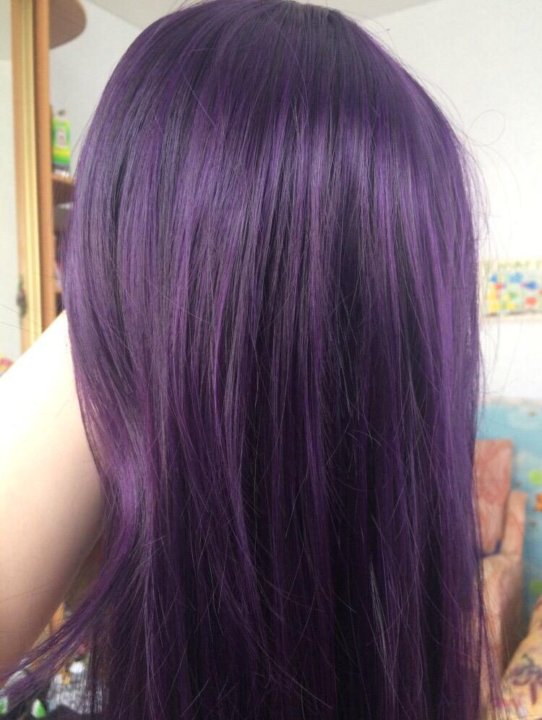 Как смотрится фиолетовая тоника на волосах