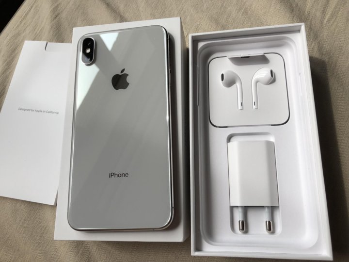 Xs max silver фото