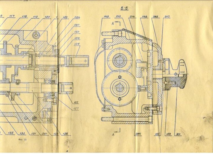 Коробка подач 1к62 чертеж