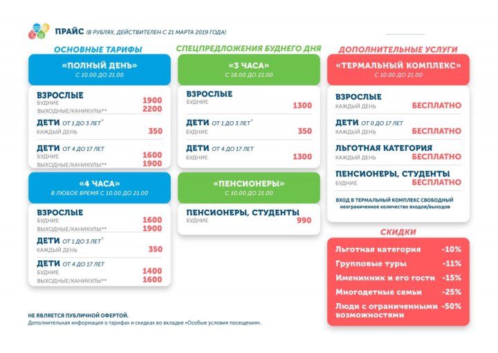 Аквапарк новосибирск цены на билеты