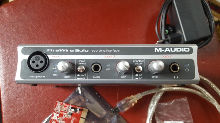 M audio solo firewire звуковая карта