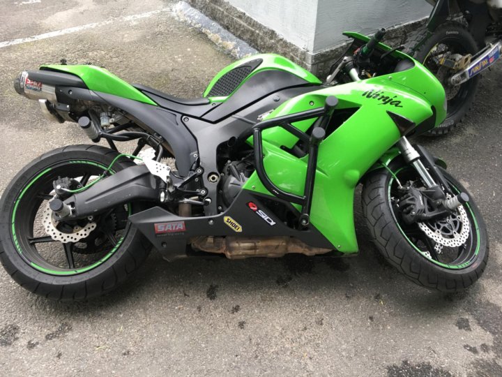 Кавасаки ниндзя zx6r оранжевый